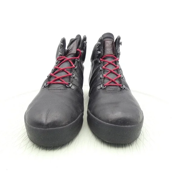 Adidas Jake Blauvelt G56462 Mens US 11 Ankle Boots Black Pink Leather Round Toe - Picture 2 of 10